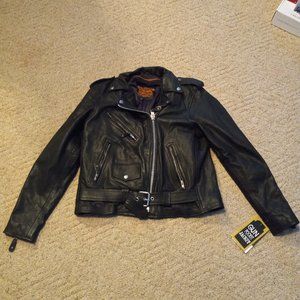 NEW Milwaukee Riders Women's Large Motorcycle Leather Gun Pocket Jacket LJ202-11